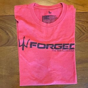 Forged Brand T-Shirt/Size Large/Color Red